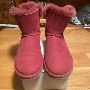 UGG Red Ankle Boots